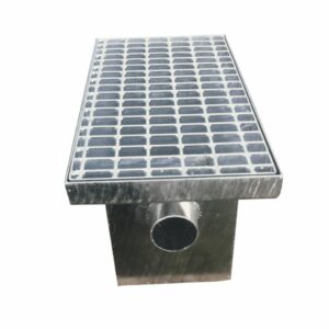 Spolbrunn med galler