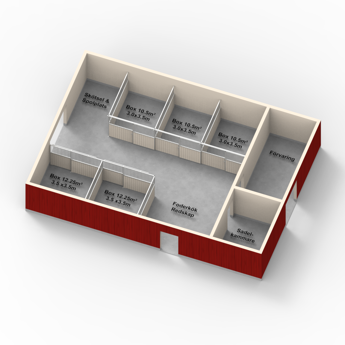 Planslösning stall.7